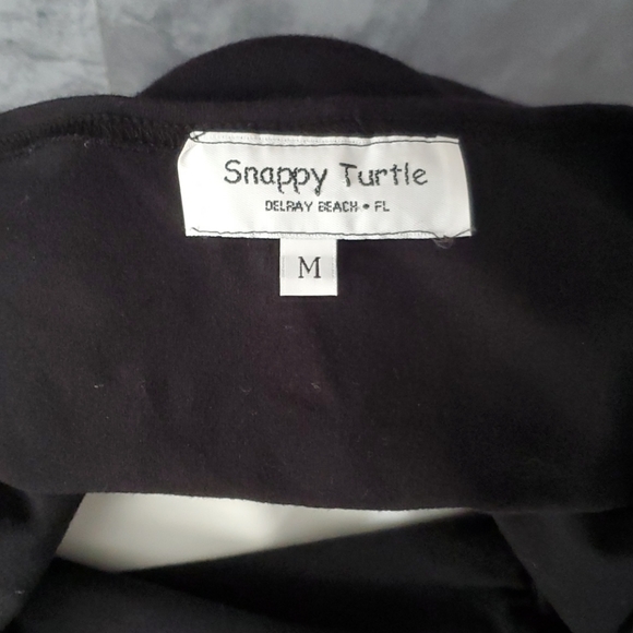 Snappy Turtle Black Tank Top Delray Beach FL MD - Picture 8 of 8
